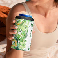 Green Lucky Shamrock Wishes 4 in 1 Can Cooler Tumbler May Your Troubles Be Less And Your Blessings Be More Irish Things