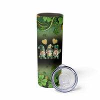 This Is My Lucky Cup Skinny Tumbler Cute Irish Gnomes Buffalo Palid Funny St Patricks Day