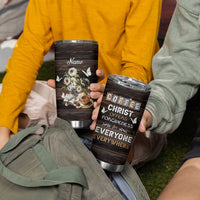 Personalized Christian Faith and Coffee Lover Tumbler Cup Christ Offers Forgiveness For Everyone Everywhere Funny Definition