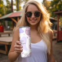 Aesthetic Floral Christian Skinny Tumbler I Am A Child Of God Religious Faith Inspirational Bible Verse