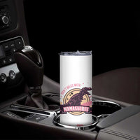 Don't Mess With Mamasaurus Skinny Tumbler Funny Dinosaur Mom Nutrition Facts Cute Rex Floral Mama Mother's Day TB02