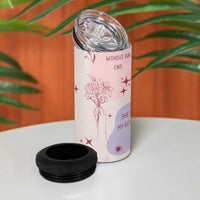 Bestie Friendship 4 in 1 Can Cooler Tumbler Cute Pink Aesthetic True Girls Friendship Quotes