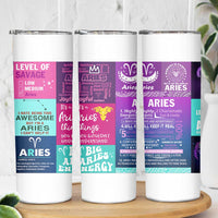 Teacher Life Skinny Tumbler Teaching Appreciation Colorful School Supplies Gift For Educator