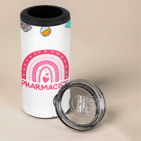 Funny Pharmacist 4 in 1 Can Cooler Tumbler Pharmacy Tech Appreciation Pill Bottle Prescription