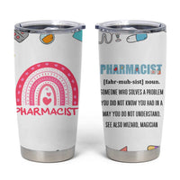 Funny Pharmacist Tumbler Cup Pharmacy Tech Appreciation Pill Bottle Prescription