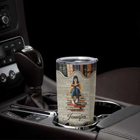 Personalized Book Lover Tumbler Cup Custom Name Just One More Chapter Bookworm Bibliophile Gift