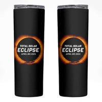 Total Solar Eclipse Skinny Tumbler America Totality April 8th 2024 - Wonder Print Shop