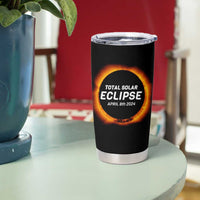 Total Solar Eclipse Tumbler Cup America Totality April 8th 2024 - Wonder Print Shop