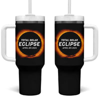 Total Solar Eclipse Tumbler With Handle America Totality April 8th 2024 - Wonder Print Shop