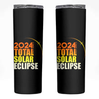 Total Solar Eclipse Skinny Tumbler America Totality April 8 2024 - Wonder Print Shop