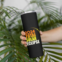 Total Solar Eclipse Skinny Tumbler America Totality April 8 2024 - Wonder Print Shop