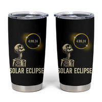 Total Solar Eclipse Skeleton Tumbler Cup Funny Watching American Totality April 8 2024 Matching - Wonder Print Shop