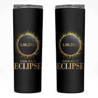 Total Solar Eclipse Skinny Tumbler 8 April 2024 Totality Phenomenon United States - Wonder Print Shop