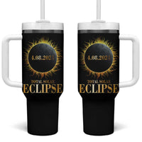 Total Solar Eclipse Tumbler With Handle 8 April 2024 Totality Phenomenon United States - Wonder Print Shop