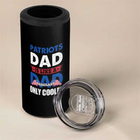 Patriotic Dad 4 in 1 Can Cooler Tumbler Like A Regular Dad Only Cooler American Patriots - Wonder Print Shop
