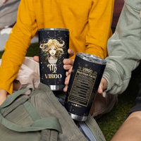 Virgo Zodiac Tumbler Cup Celestial Constellation Astrology Horoscope Galaxy - Wonder Print Shop