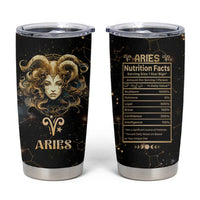Aries Zodiac Tumbler Cup Celestial Constellation Astrology Horoscope Galaxy - Wonder Print Shop