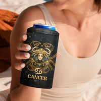 Cancer Zodiac 4 in 1 Can Cooler Tumbler Celestial Constellation Astrology Horoscope Galaxy - Wonder Print Shop