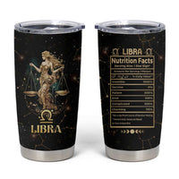 Libra Zodiac Tumbler Cup Celestial Constellation Astrology Horoscope Galaxy - Wonder Print Shop