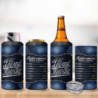 The Legend Has Retired 4 in 1 Can Cooler Tumbler Do Whatever The Hell You Want To Do Retirement Gifts - Wonder Print Shop