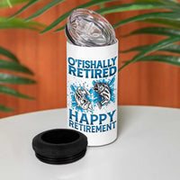 Fishing Gifts For Men Retirement 4 in 1 Can Cooler Tumbler O'fishally Retired Fisherman - Wonder Print Shop