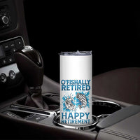 Fishing Gifts For Men Retirement Skinny Tumbler O'fishally Retired Fisherman - Wonder Print Shop