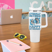Fishing Gifts For Men Retirement Tumbler With Handle O'fishally Retired Fisherman - Wonder Print Shop