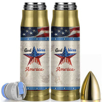 American Patriot Christian Bullet Tumbler God Bless America