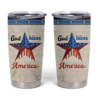 American Patriot Christian Tumbler Cup God Bless America