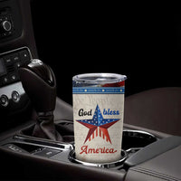 American Patriot Christian Tumbler Cup God Bless America