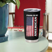 American Patriot Tumbler Cup US Citizen Est 2025 Proud To Be American