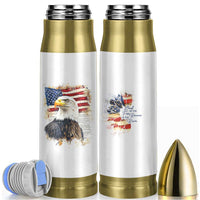 American Patriot Bullet Tumbler Land Of The Free Because Of The Brave
