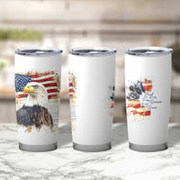 American Patriot Tumbler Cup Land Of The Free Because Of The Brave