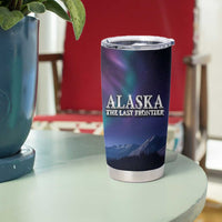Alaska Aurora Tumbler Cup The Last Frontier Bear Home - Wonder Print Shop