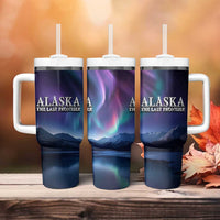 Alaska Aurora Tumbler With Handle The Last Frontier Bear Home - Wonder Print Shop