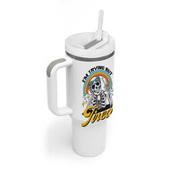 Funny I'm Trying But Tired Tumbler With Handle - Wonder Print Shop