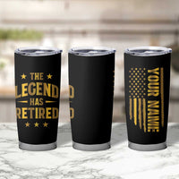 Personalized Retirement Gifts Tumbler Cup Custom Name The Legend Has Retired