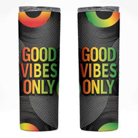 Jamaica Reggae Reggae Skinny Tumbler Good Vibe Only - Wonder Print Shop