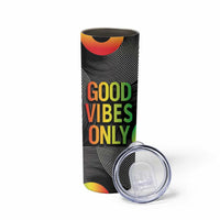 Jamaica Reggae Reggae Skinny Tumbler Good Vibe Only - Wonder Print Shop