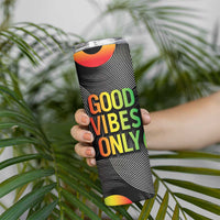 Jamaica Reggae Reggae Skinny Tumbler Good Vibe Only - Wonder Print Shop