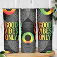 Jamaica Reggae Reggae Skinny Tumbler Good Vibe Only - Wonder Print Shop
