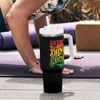 Jamaica Reggae Tumbler With Handle Every Little Thing Gonna Be Alright Good Vibes - Wonder Print Shop
