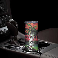 Jamaica Family Trip 2024 Souvenir Skinny Tumbler Jamaican Beach Vacation Lots Of Memories And Laughter - Wonder Print Shop