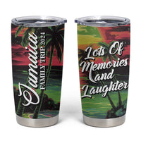 Jamaica Family Trip 2024 Souvenir Tumbler Cup Jamaican Beach Vacation Lots Of Memories And Laughter - Wonder Print Shop