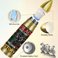 Black History Leaders Bullet Tumbler MLK Malcolm X Obama Nelson Civil Rights Leaders Melanin African Pride