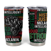 Black History Leaders Tumbler Cup MLK Malcolm X Obama Nelson Civil Rights Leaders Melanin African Pride