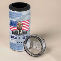 Martin Luther King Jr. 4 in 1 Can Cooler Tumbler I Have A Dream Like King Civil Rights Leaders Black Pride
