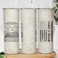 Martin Luther King Jr. Skinny Tumbler I Have A Dream Civil Rights Leader American Flag
