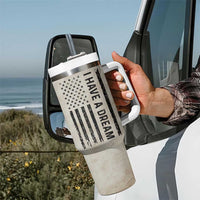 Martin Luther King Jr. Tumbler With Handle I Have A Dream Civil Rights Leader American Flag