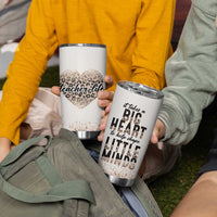 Teacher Life Tumbler Cup It Takes A Big Heart To Shape Little Minds - Wonder Print Shop